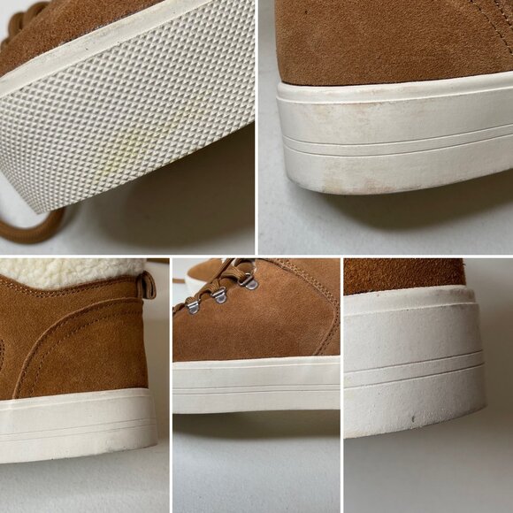 Marc Fisher Darlen Leather Platform Ankle Boots Size 8.5 - Picture 12 of 16